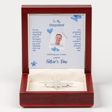 Personalized Gift For Dad - Brooch a ray of hope - Happy Father's Day! To my Stepdad, Wishing You a Very.