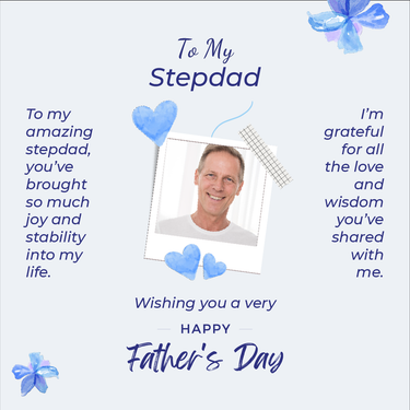 Personalized Gift For Dad - Brooch a ray of hope - Happy Father's Day! To my Stepdad, Wishing You a Very.